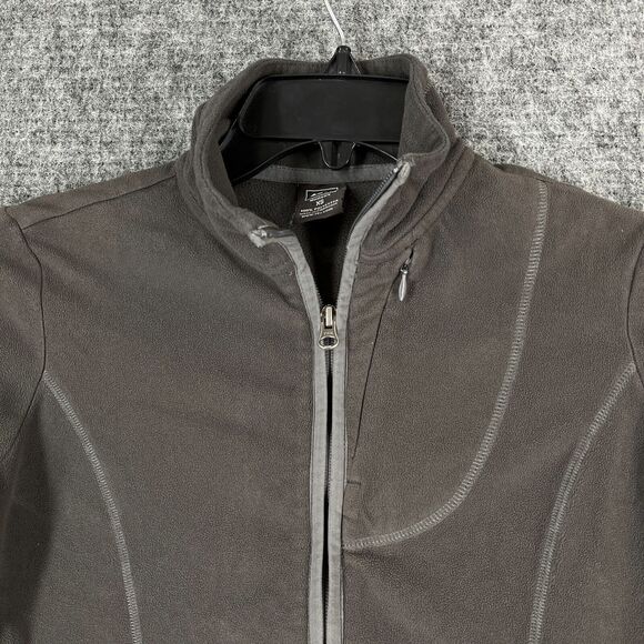 REI Fleece‎ Womens Extra Small Gray Outdoor Hiking Camping Outerwear Everyday - Picture 3 of 10